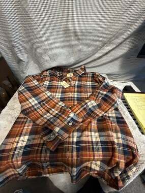 Red Head Brand Co. Men's Long Sleeve Plaid Flannel Shirt, Size L